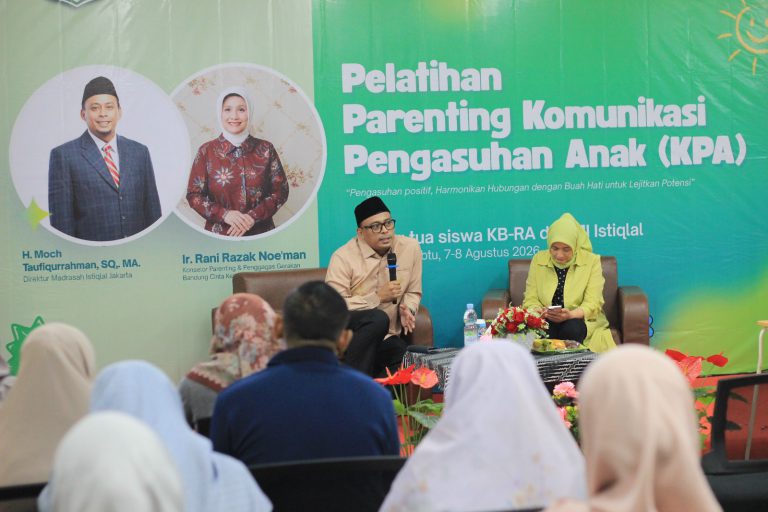Anak Bertumbuh, Orang Tua Pun Harus Bertumbuh: Pelatihan Parenting Madrasah Istiqlal Jakarta Perkuat Sinergi Rumah dan Madrasah